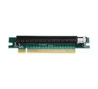 Tsophreniq Scheda adattatore PCIE 16X PciE PciExpress 16X 90 Gradi Extender Scheda Adattatore per Accessori 1U Componente Hardware Computer Saldatura Laterale Sacchetto di Bolla Imballaggio