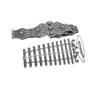 Tsophreniq Stile caucasico Cintura e Corsetto Set Accessori per Costume di Danza del Ventre e Stage Gothic Medieval Fantasy Defense Set, One Size, come descritto, come descritto