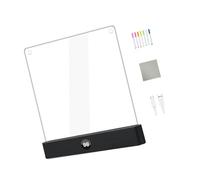 Tsophreniq Tavola da disegno cancellabile per bambini con illuminazione alimentata tramite USB e tablet per imparare a divertirsi con arte pulita