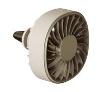 Tsophreniq Ventilatore USB per auto con luci colorate, girevole a 360 gradi, portatile, con clip, dispositivo di raffreddamento silenzioso per auto, camion, SUV, circolatori d'aria per veicoli