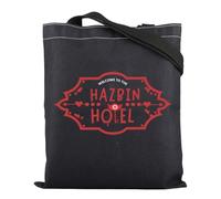 TSOTMO Alastor Cartoon Merch Hazbin Anime Inspired Tote Bag Personaggi dei cartoni animati Cosplay Borsa Alastor Demon Lover Regalo, Hotel, medium