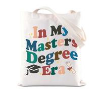 TSOTMO Borsa a mano con scritta in inglese "In My Masters Degree Era", idea regalo per laureati, regalo post-laurea, Maestri D, medium