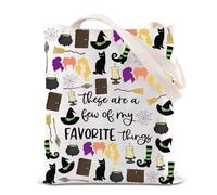 TSOTMO Borsa tote ispirata al film Streghe Regali spettrali Zero Amucks Given Gift Witch Sisters Borsa, Borsa Streghe, medium