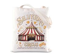 TSOTMO Borsa tote ispirata al macellaio Dark Romance Bookish- Silveria Circus Merch Book Citazione Borsa Smutty Book Regalo per gli amanti, Borsa Silveria, medium