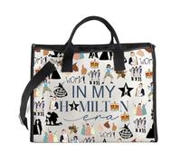 TSOTMO Borsa tote per appassionati di merchandising musicale teatrale regalo in My Mucial Era per gli amanti del teatro amanti della musica attore regalo, M Tote2, medium