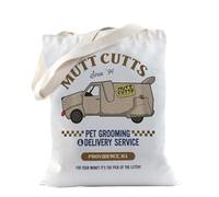 TSOTMO Borsa tote per fan del film Lloyd Harry con cane Mutt Cutts Van, Mutt Tote, medium