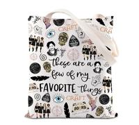 TSOTMO Craft Witch Inspired Gift Witchy Weirdos Lover Borsa a tracolla Nancy D. ispirato Tote Bag Witchcraft Horror Movie Merch, Per lavori, medium