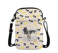 TSOTMO Dark Academia Book Merch Violent Little Thing Gift Xaden Riorson Dragon Crossbody Bag per Bookish, Croce di violenza, medium