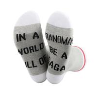 TSOTMO Gaga Gift Nonna Gaga Regalo Nonna Era Calzini Per Gaga Nuovo Gaga Regalo Pensionamento Vita Regalo Per La Nonna, Calze Gaga, M