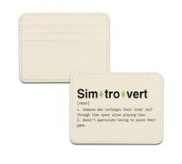 TSOTMO Portafoglio per videogiochi Merch Gaming Lover Card Holder Wallet Game Player Nerd regalo per i giocatori, Portafoglio Simtrovert, S, Rétro