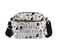 TSOTMO Regalo musicale Hamilton Broadway Fan Gift In My Hamilton Era Crossbody Bag per gli amanti della musica Broadway regalo musicale, Musical Cross2, medium