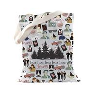 TSOTMO Twilight Merch Vampire Merch Tote Bag per gli amanti dei vampiri lupo mannaro regalo stagione horror regalo per gli amanti dell'orrore, Hoahoa, medium