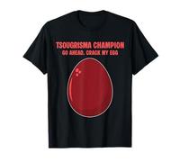 Tsougisma Champion Egg Funny Greco Pasqua Ortodossa Cristiana Maglietta