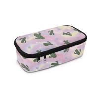 TSOVTHRID Astuccio portamatite di grande capacità con chiusura a cerniera per la scuola delle ragazze, Cactus, Taglia unica, Set di zaini per la scuola