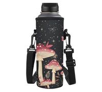 TSOVTHRID Borsa portabottiglie alla moda con cinghia per donne e signore che camminano, Fungo, Taglia unica, Set di zaini per la scuola