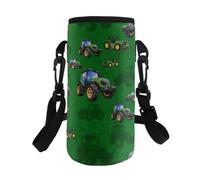 TSOVTHRID Pratica custodia per bottiglia d'acqua con cinghia per bambini per passeggiate ed escursioni, Trattore, Taglia unica, Set di zaini per la scuola