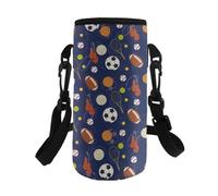 TSOVTHRID Pratica custodia per bottiglia d'acqua con cinghia per bambini per passeggiate ed escursioni, Sport., Taglia unica, Set di zaini per la scuola