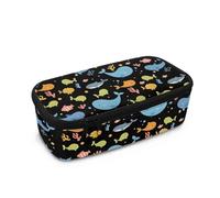 TSOVTHRID Pratico astuccio con chiusura a cerniera, per ragazzi e uomini, uso quotidiano, Animale., Taglia unica, Set di zaini per la scuola