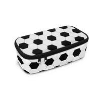 TSOVTHRID Pratico astuccio con chiusura a cerniera, per ragazzi e uomini, uso quotidiano, Calcio, Taglia unica, Set di zaini per la scuola