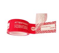TSPC SECSEAL 1 Rotoli,2" x55 Iarde Trasferimento Totale Antimanomissione Evidente Sicurezza Nastro per Imballaggio Sigilli (Superiore A Prova di Manomissione con Spessa Pellicola Void)