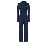 TSSOE Tuta Intera Pantaloni Donna Tuta Da Lavoro Salopette Abbigliamento Cantiere Meccanico Elettricista Agricolo Industriale Jumpsuit Blu navy S
