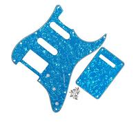 TSTS Battipenna per Chitarra Elettrica A 4 Strati HSS con Piastra Posteriore AntiGraffio E Viti per Parti di Chitarra for for ST Professionale Battipenna per Chitarra Elettrica (Color : 09)
