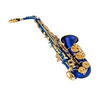 TSTS Kit per Sassofono Giappone MIB Alto Sassofono Ottone Laccato Sax Strumento A Fiato Cestino Nero Viola (Color : Blue)