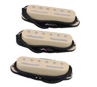 TSTS Parti per Chitarra elettrica Pickup Single Coil 3 Pezzi 48/50/52mm per Chitarra Elettrica Humbucker (Color : Yellow)