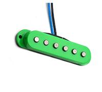 TSTS Pickup A Bobina in Fibra Superiore Sfalsata A Bobina Singola Verde Alnico 5 Pickup al Collo/Centrale/al Ponte Pickups Set per Chitarra Elettrica (Color : Bridge)