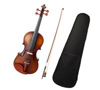 TSTS Professionisti Violino 1 Set Violino Acustico in Legno di Giuggiola 4/4 per Violinisti Principianti Accessorio per Performance sul Palco Marrone