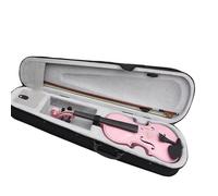 TSTS Professionisti Violino Violino 4/4 Pannello in Acero per Principianti Ornamento per Studio del Violino con Parti Pratiche (Color : Pink Violin Set)