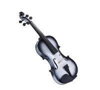 TSTS Professionisti Violino Violino Bianco Nero per Adulti 4-4 3-4 1-2 1-4 1-8 Kit per Principianti per Studenti di Violino con Custodia per Ponte con Arco in Legno Brasiliano (Color : 1-2)