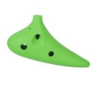 TSTS Strumento Ocarina Ocarina A 12 Fori 4 Colori Ocarina in Plastica Strumento Musicale Facile da Imparare E Trasportare per Amanti della Musica E Principianti (Color : Green)