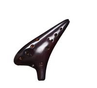TSTS Strumento Ocarina Ocarina Affumicata A 12 Fori Chiave DO Alto Produzione Ceramica AC Istruzioni per Principianti di Ocarina A Dodici Fori