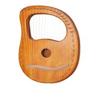 TSTS xilofono Professionale 16/19 Corde Lira Arpa Canzone d'Amore Musica Pollice Liuto Strumento A Corde Regalo con Chiave per Accordatura(Wooden19)