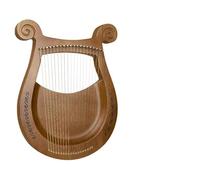 TSTS xilofono Professionale 16/19 Corde Lira Arpa Portatile Professionale Lira C Chiave in Legno di Mogano Arpa per Principianti Strumento Musicale Regali(19)