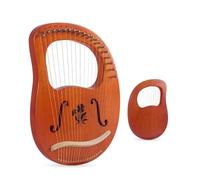 TSTS xilofono Professionale Strumento Musicale Classico con Arpa in Legno di Mogano a 16/19 Corde con accordatura per Gli Amanti della Musica Facile da Imparare(19E)