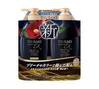 Tsubaki Premium EX Damage Care & Repair Shampoo & Conditioner Set - 400ml + 400ml (2024) Black Tsubaki Box - 450ml