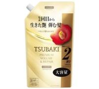 Tsubaki Shampoo Riparatore Volume Premium Ricarica 600ml