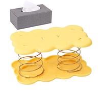 Tsuchiya Porta a Molla - Supporto per Tessuti Caricato a Molla a Sollevamento Automatico | Portadispenser per a Doppia Molla per Soggiorno, Auto, Camera da Letto, Bagno