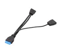 Tsuchiya Splitter USB per scheda madre, supporta adattatore splitter di estensione di tipo Y stabile da 5 Gbps, adattatore per computer desktop, laptop, fotocamere, stampanti, scanner