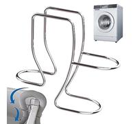 Tsuchiya - Supporto per tubo di scarico per lavatrice, con gancio a U, stabile, regolabile, antiruggine, per elettrodomestici, tubi sanitari, Tsuchiya