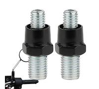 Tsuchiya Viti di fissaggio per specchietto retrovisore | Vite per specchietto retrovisore a doppia testa - Accessori di fissaggio per superfici galvanizzate per moto e scooter