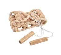 Tsudoku Massaggiatore a corda per schiena, 120 cm, per schiena, collo, gambe, vita, rullo massaggiante in legno