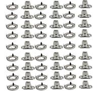 Tsudoku Set di 60 chiusure a vite con occhiello e bulloni, per chiusura in tela