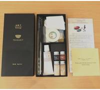 TSUGUKIT Kintsugi Kit di Riparazione per Principianti Lacca in Polvere Oro Ma...