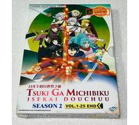 Tsuki ga Michibiku Isekai Douchu (Stagione 2: VOL.1 - 25) ~ Audio inglese ~ DVD