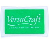 Tsukineko Albicocca Versacraft Ink Pad, Arancione, Materiale Sintetico, Green, 6.3 x 9.7 x 2 cm