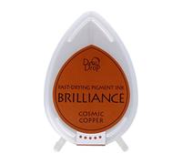 Tsukineko Brilliance Dew Drop Tamponcini d'inchiostro Ink Pad, Rame Cosmic