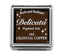 Tsukineko Delicata Celestial Rame Mini Ink Pad, Marrone